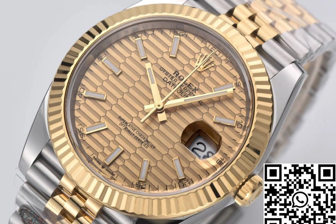 Datejust Gold M126333 Motif Clean Rolex Dial Factory 0406
